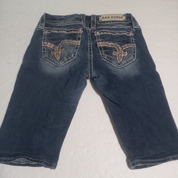 Rock Revival Women's Nancy Easy Bermuda Shorts 27 E8536EM6 - Picture 3 of 8